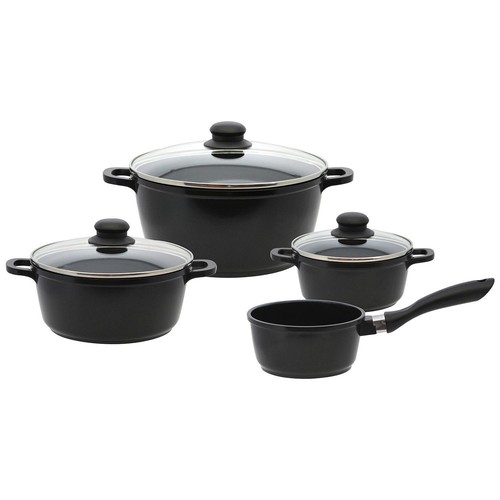 Elo topf set teilig black - 4-teilig,