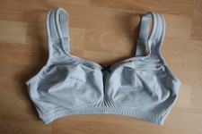 Ulla Popken Soft BH 85D 85 D  Baumwolle hellblau Neu !!