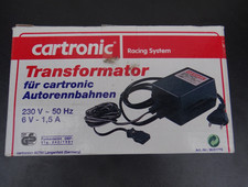 Cartronic Transformator Trafo 230 V 6V Adaptor Auto Bahn Rennbahn Zubehör Ersatz