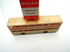Wiking 24730 MAN SD 200 Berliner- Bus- NOVAPAX - Kunststopftechnik