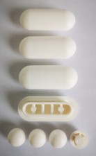 WC-Sitz Ersatzteil Ersatz Puffer Set für Duravit Vero Softclose WC Sitz