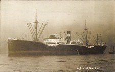 Foto Ak Frachtschiff MS Weissenfels, DDG Hansa - 11074239