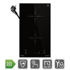 Induktionskochfeld Einbau Doppel Autark 30cm Induktion 2 Zonen Platten Camping