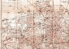 Groß-Berlin +Historischer Linien-Netzplan von  1902+ BVG, Straßenbahn, Tram