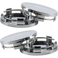 4er Set Silber Radnabenkappen