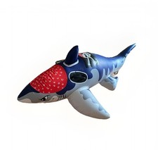 2 x Wehncke Reittier Schwimmtier Hai Piratenhai aufblasbar Shark Pirat Rarität