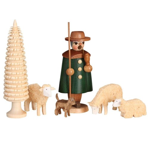 Räucherfigur schäfergruppe - räucherfigur,
