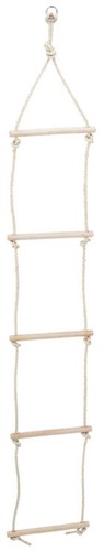 Stickleiter mit holzsprossen - 5,