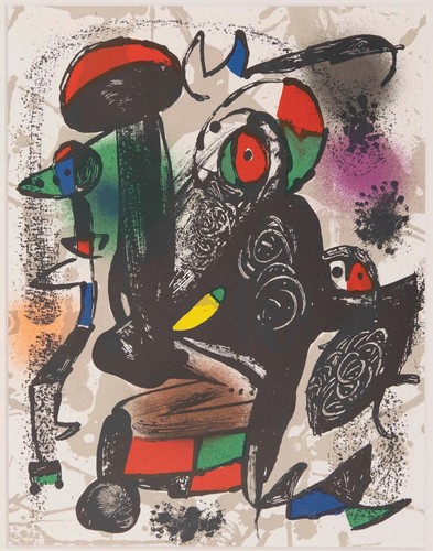 Joan miro lithographie - joan, miro,