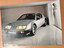 prospekt renault Alpine A 310 v6 brochure auto car 41