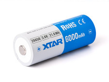 XTAR 26650 - 6000mAh, 3,6V -