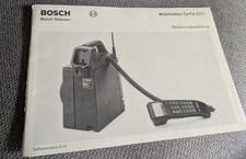 Bosch CarTel C7/1  Autotelefon Bedienungsanleitung ORIGINAL