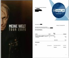 Till Lindemann München Olympiahalle 25.11.2025 -  2x Stehplatz Golden Circle