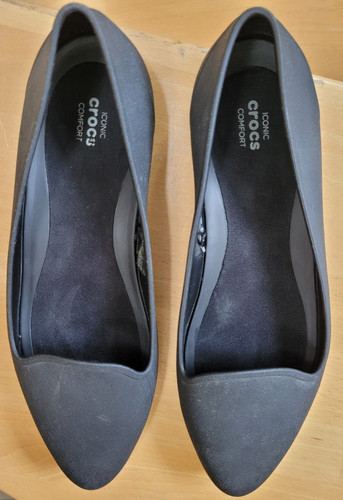 Org crocs ballerina eve flat - org.,