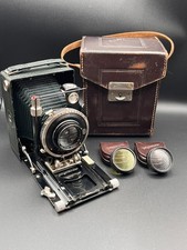 Voigtländer Bergheil 'de luxe' grün - 6,5x9 Balgkamera ca1935 *TOP*