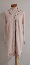 Damen Sleepshirt Flanell Nachthemd TCM Baumwolle Knopfleiste Gr. 40/42 Rose NEU 