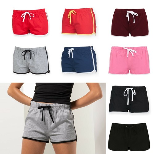 Damen retro shorts - damen, kurze