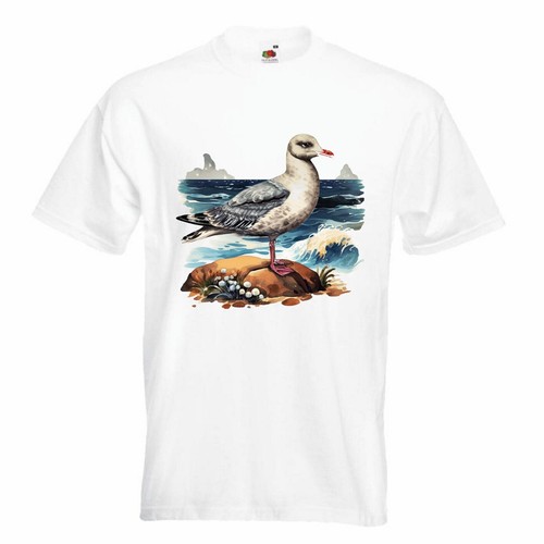 Shirt möwe fischfang - t-shirt,
