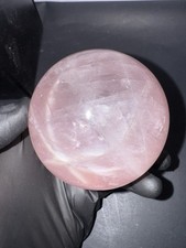 Rosenquarz Kugel 2-fach