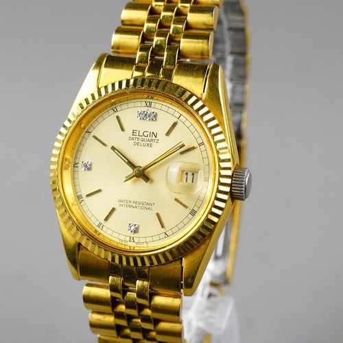 Elgin vintage date quartz - elgin,