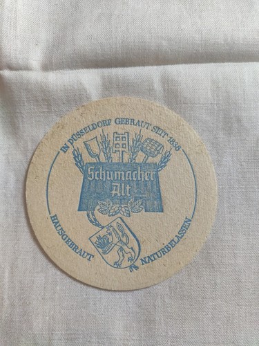 Bierdeckel schumacher alt - bierdeckel,