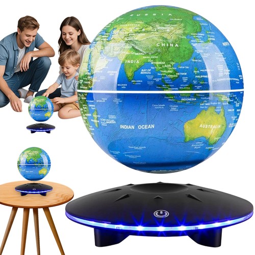 Schwebender led globus mit - led,