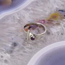 Amethyst Ring, 925er Silber, Edelsteinring (20713), Edelsteinschmuck