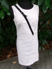 Kleid Leinen beige Stretch