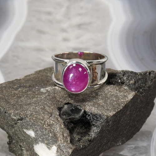Rubin ring 925er - rubin,