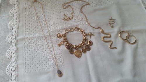 Modeschmuck konvolut gold - in,
