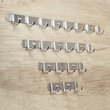 Hakenleiste Garderoben-Haken echt Edelstahl Kleiderhaken Wandgarderobe SOTECH