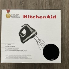KitchenAid 5KHM5110EOB Handmixer Handrührer 85 W Classic Onyx schwarz Neu&OVP