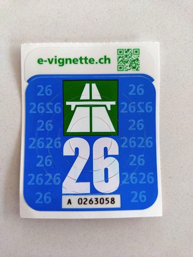 Schweizer vignette 2026 - schweizer,