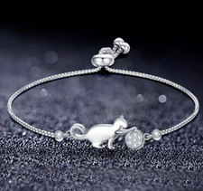 Armband Katze Ball Zirkonia