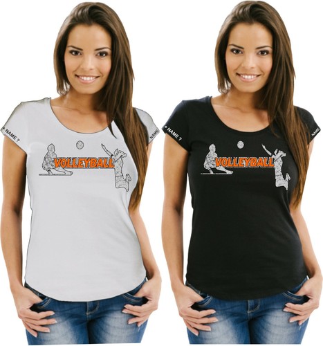 Volleyball damenshirt - volleyball,