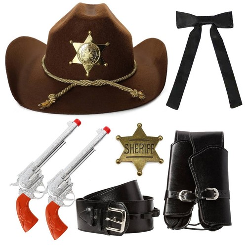 Western sheriff kostüm set - kostüm,