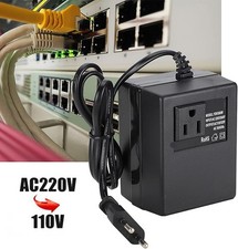 200W Spannungswandler  Power Adapter EU Stecker 220V auf 110V Transformator