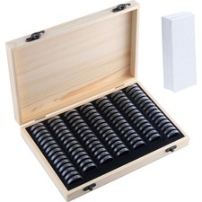 Münzsammelbox holz 100 stück - 100,