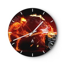 Modern Wanduhr 40x40cm Rund
