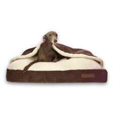 DOTTY Kuschelhöhle Kuscheliges Hundebett Hundenest Katzenhöhle mit Decke Plusch