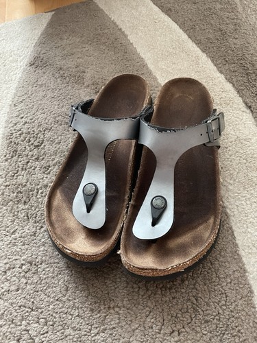 Birkenstock gizeh breit - birkenstock, blau