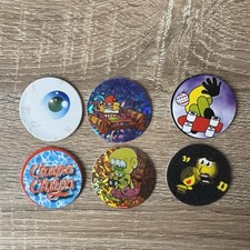 Ein Set mit 6 Pogs Chupa Caps