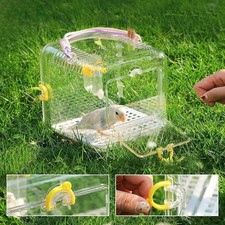 Tragbarer Vogeltransportkäfig
