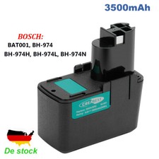 9.6V 3.5AH Ni-MH Akku/Ladegerät für Bosch BAT001 GBM GSB GSR PSB PSR 9.6VES-2
