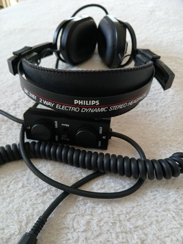 Vintage stereo headphones - vintage,