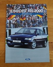 Ford Escort RS 2000 "F1 Edition" - PROSPEKT (August 1995)