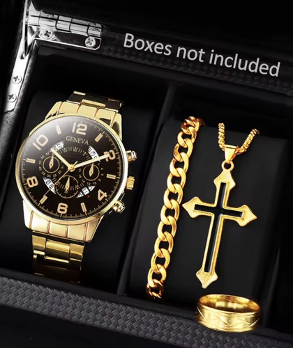 Geneva schmuckset aus metall - schmuckset,