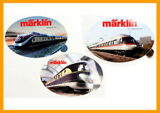 MÄRKLIN Lok-Aufkleber 5 Stück, legendäre Triebzüge, TEE, Fliegender Hamburger