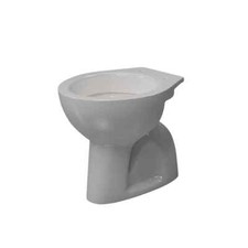 Keramik Standtiefspül WC Abgang innen senkrecht Toilette weiß mit Hygiene Glasur