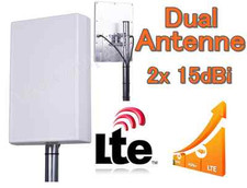 Lte dual antenne 2x15dbi - 4g,